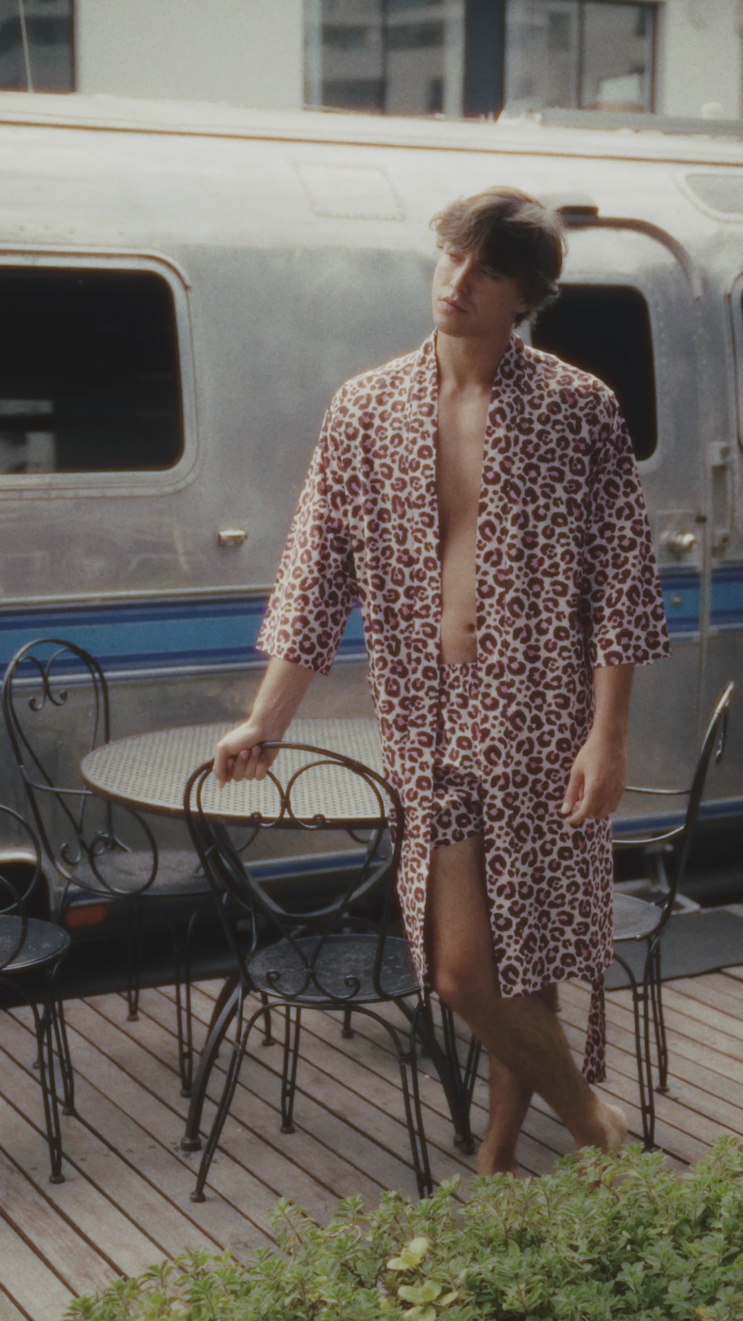 Kimono - Leopard Pink