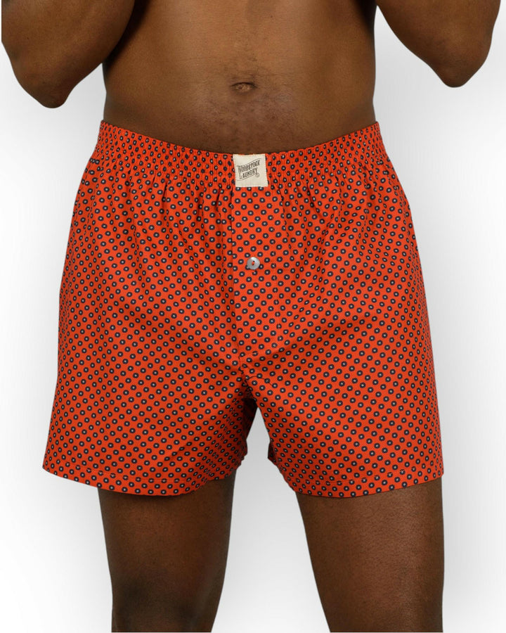 Red boxers