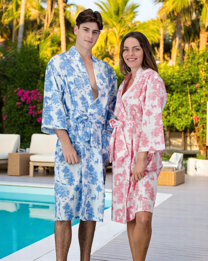 Unisex kimono tropicana