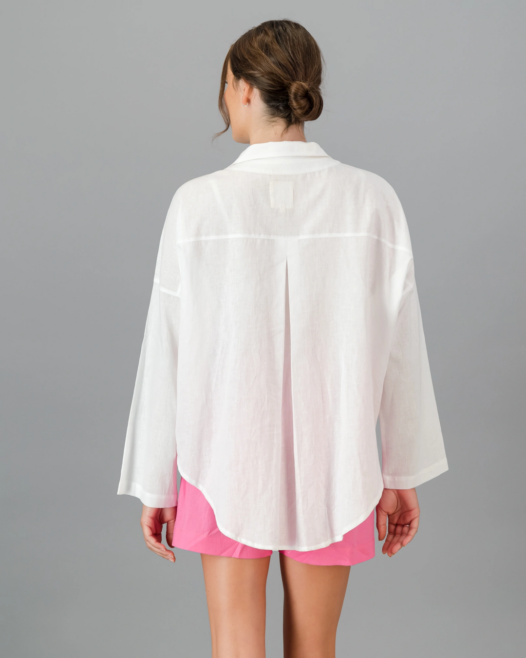 White linen shirt womens