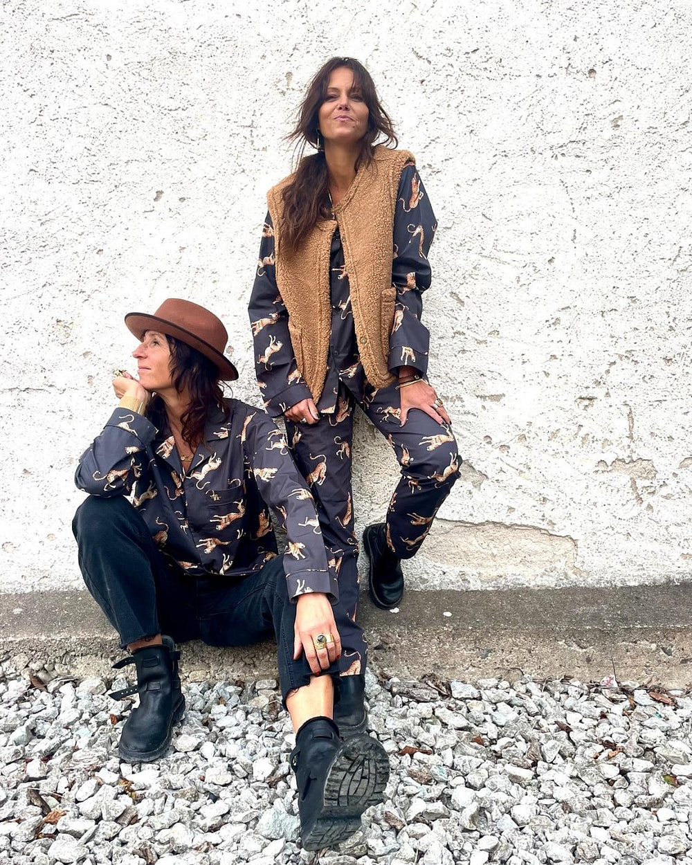 Womens black pyjamas