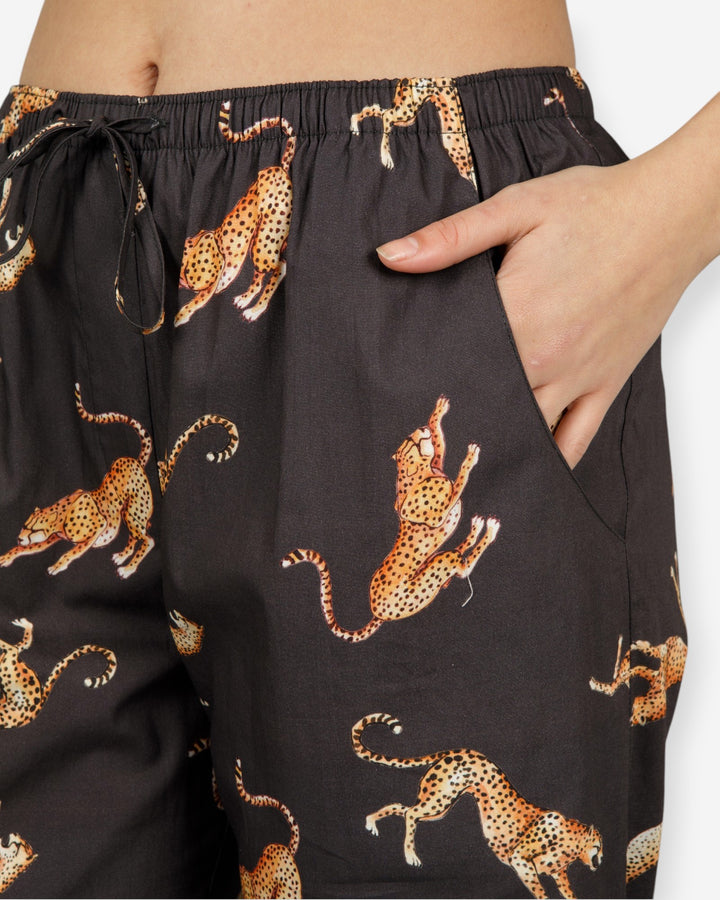 Womens black pyjamas