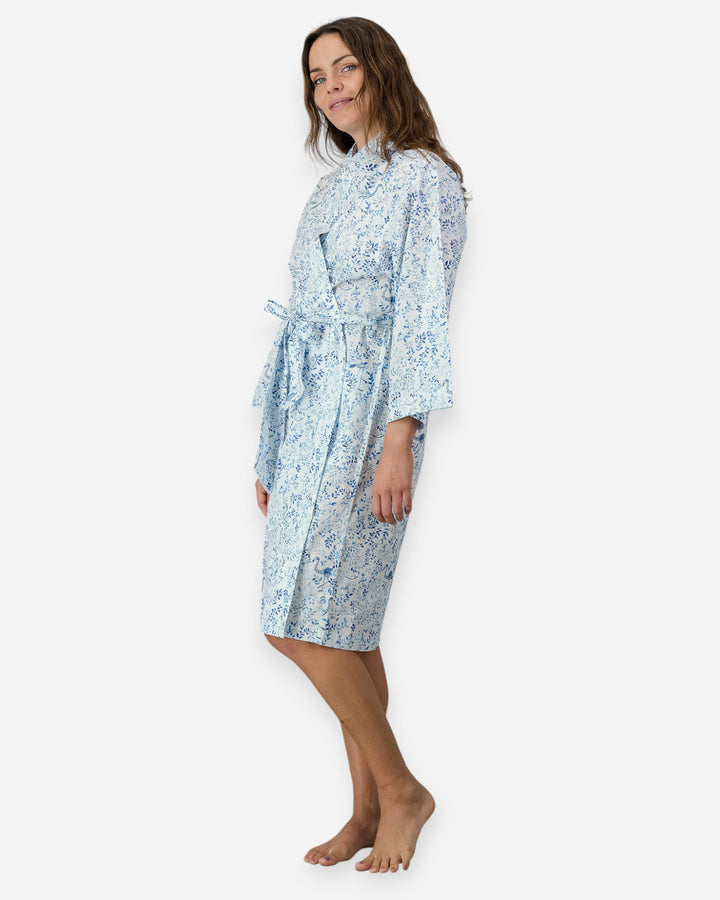 Womens blue kimono