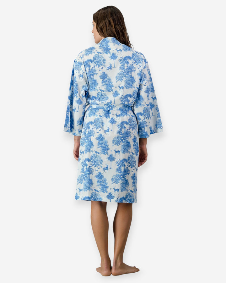 Womens blue kimono