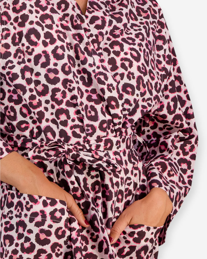 Kimono - Leopard Pink