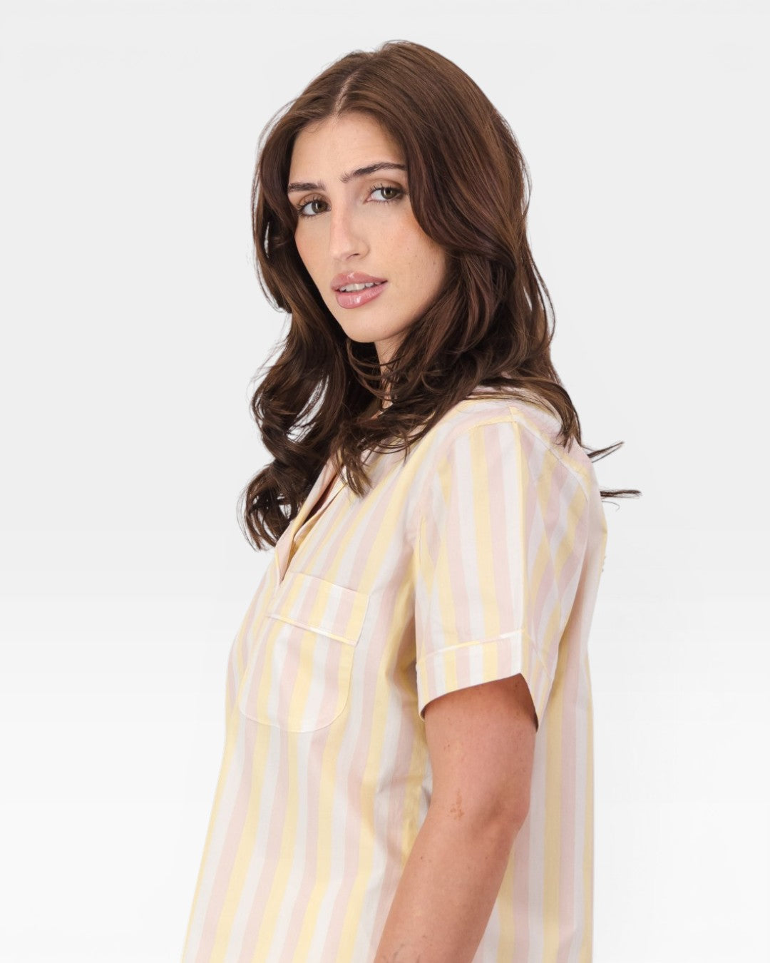 Women's short pyjamas – Sorbet Stripe