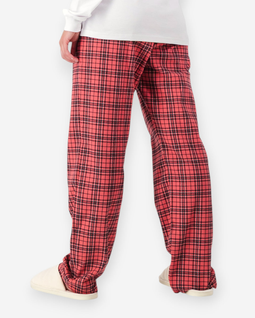 Womens red flannel pyjma pants
