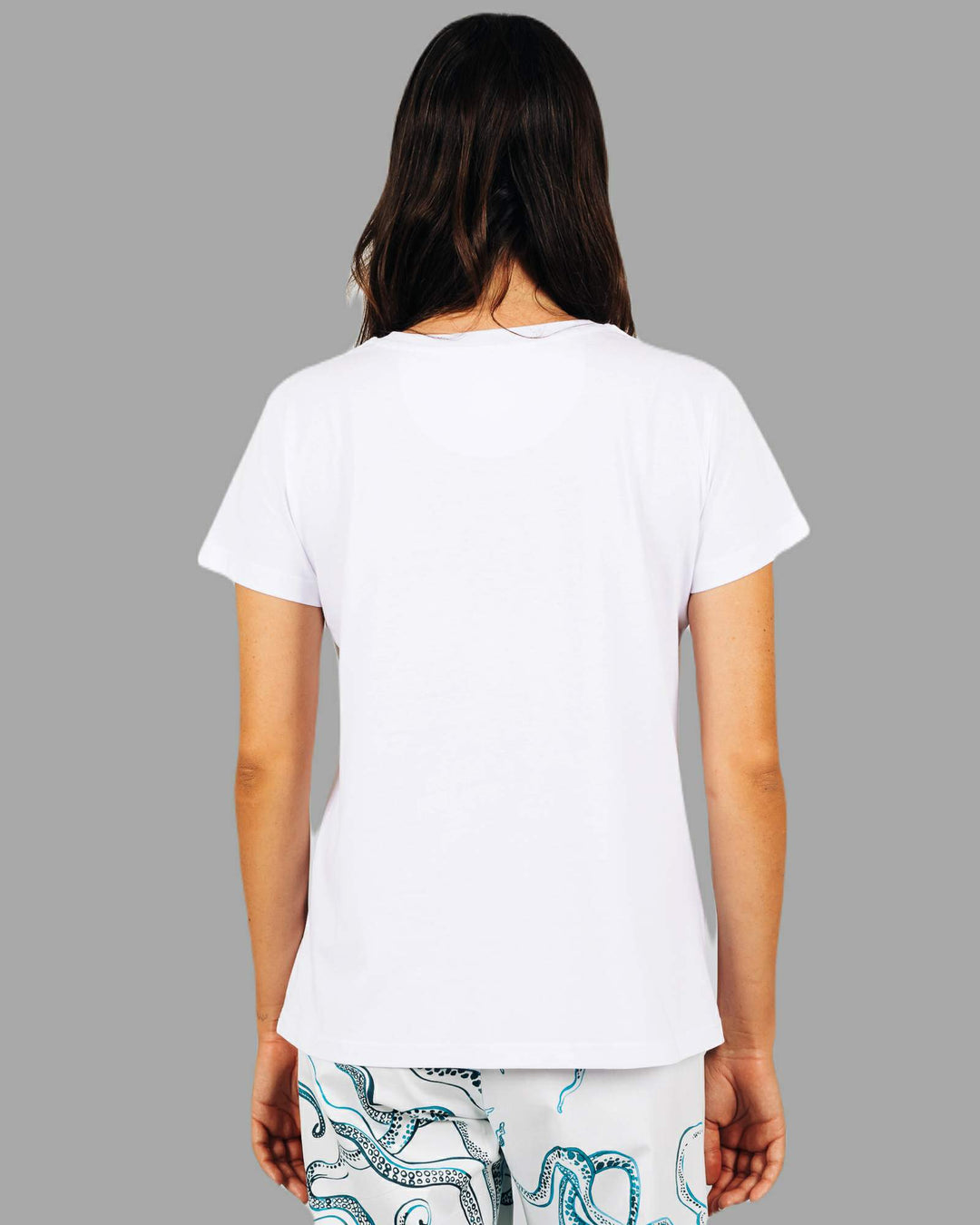 Womens t-shirt white short sleeve