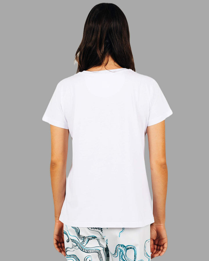 Womens t-shirt white short sleeve