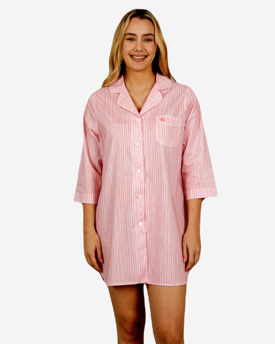 Pyjama chemise femme - Pink Cheetah