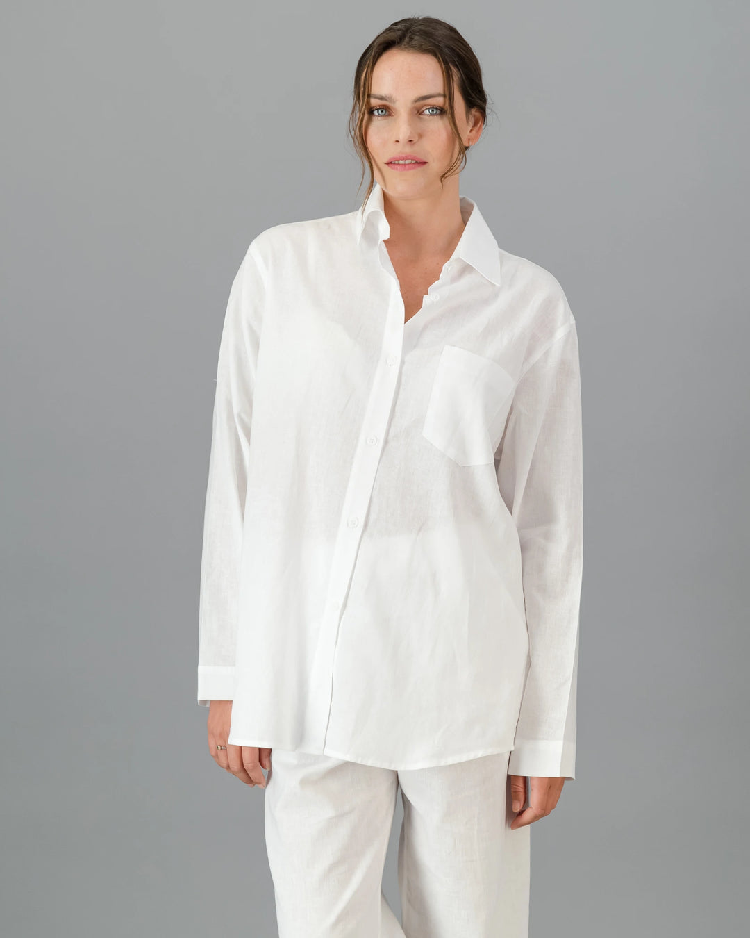 Chemise longue oversize femme sale