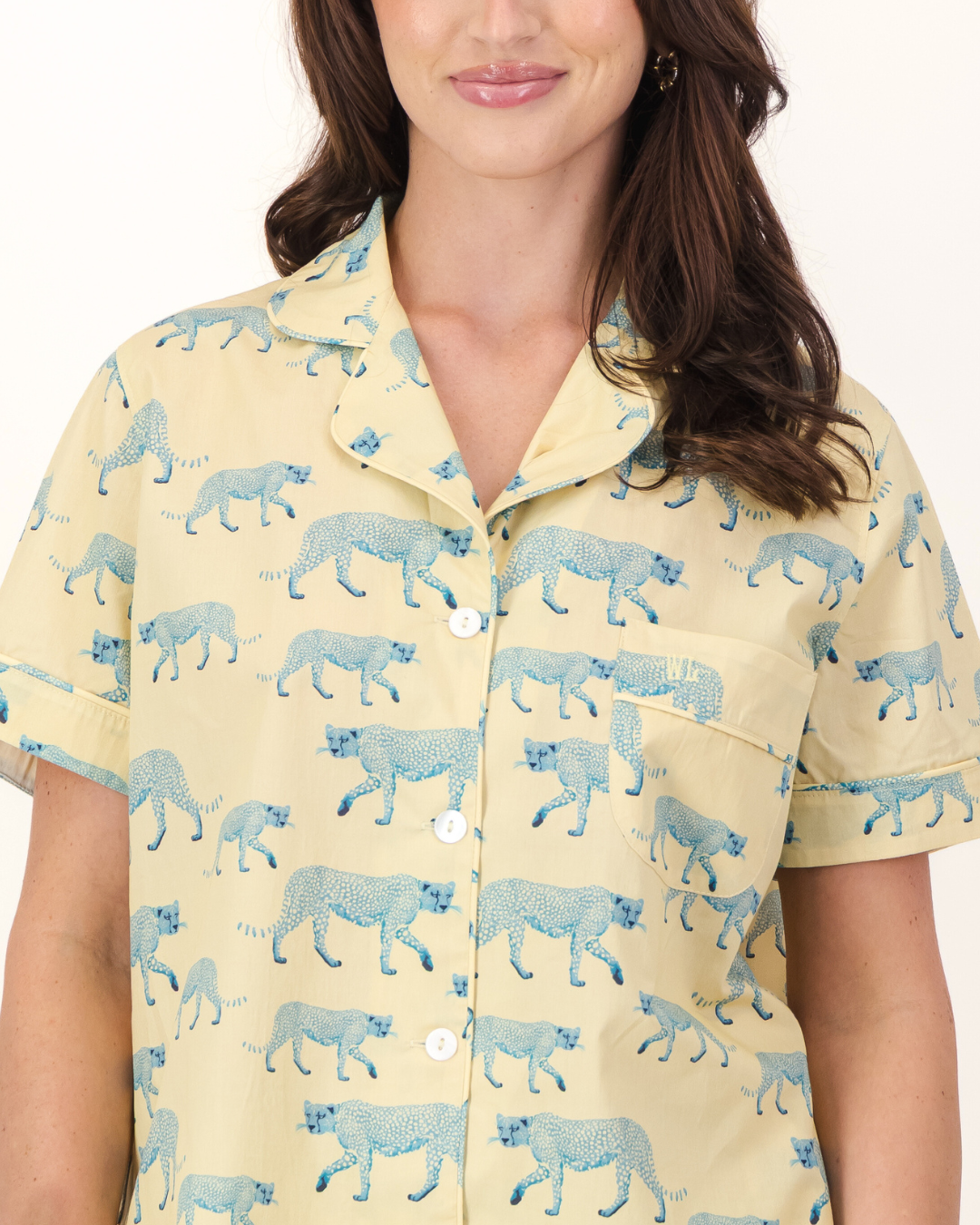 Kurzer Damen-Schlafanzug – Cheetah Soleil