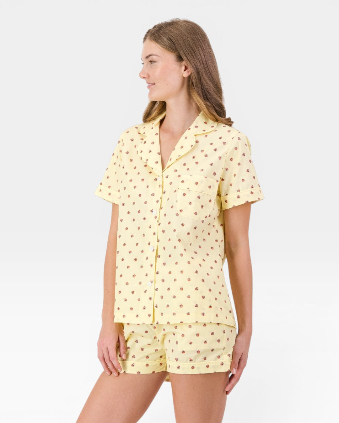 Kurzer Damen-Schlafanzug – Coccinelle Soleil