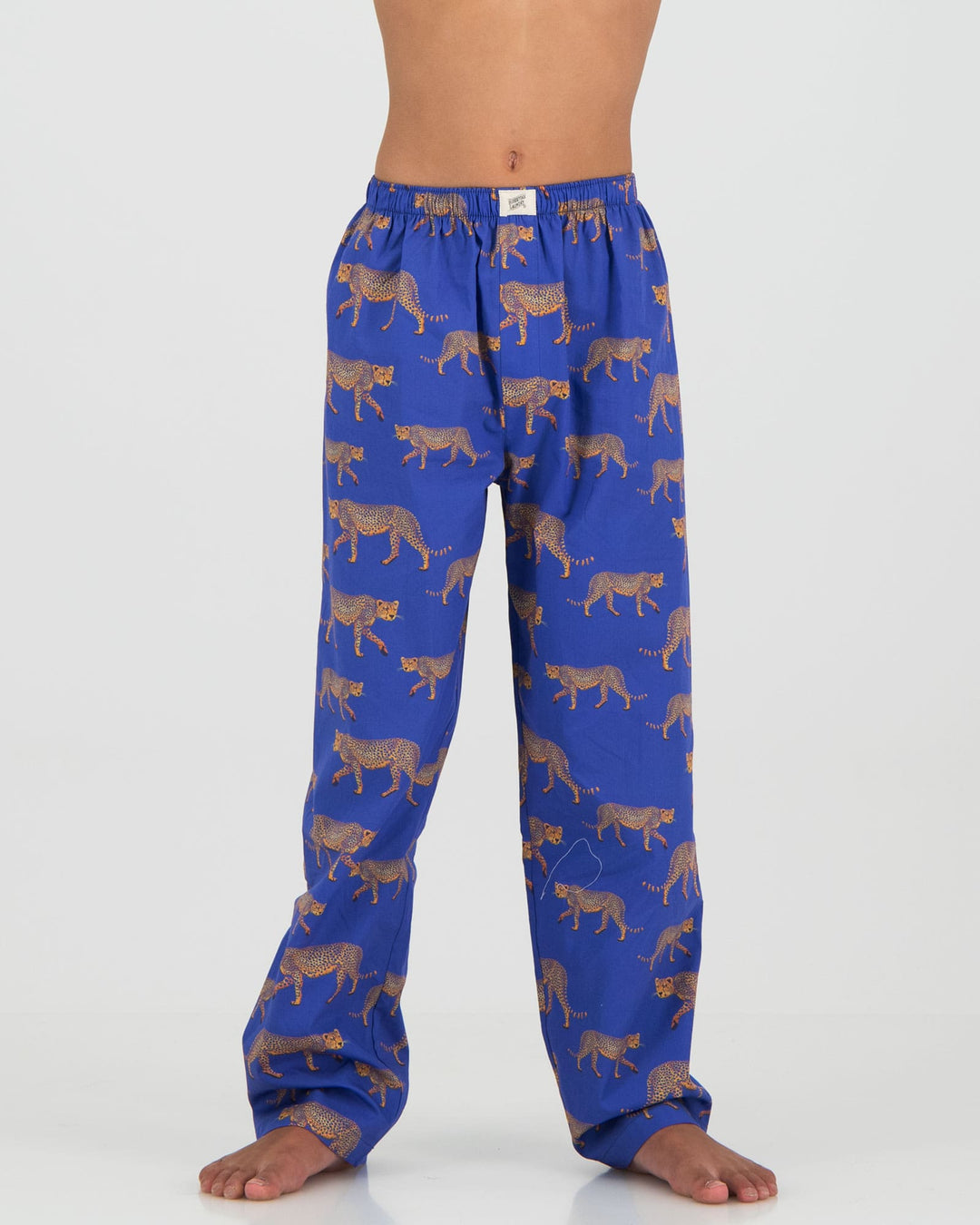 Kids' Lounge Pants & Pyjama Bottoms - Blue Cheetah