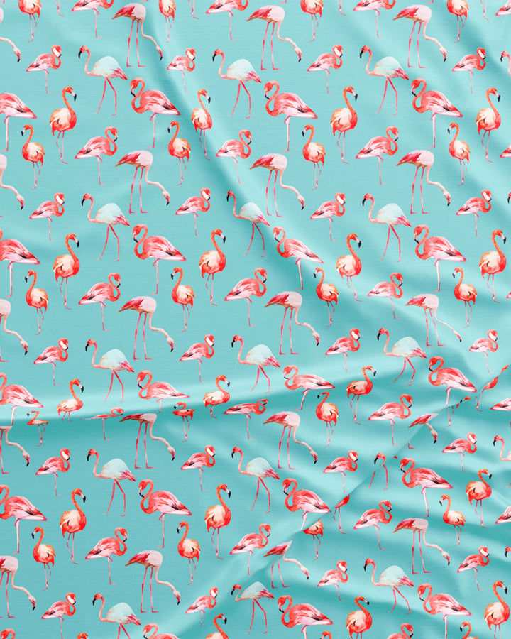 Girls pyjamas - Flamingo Blue