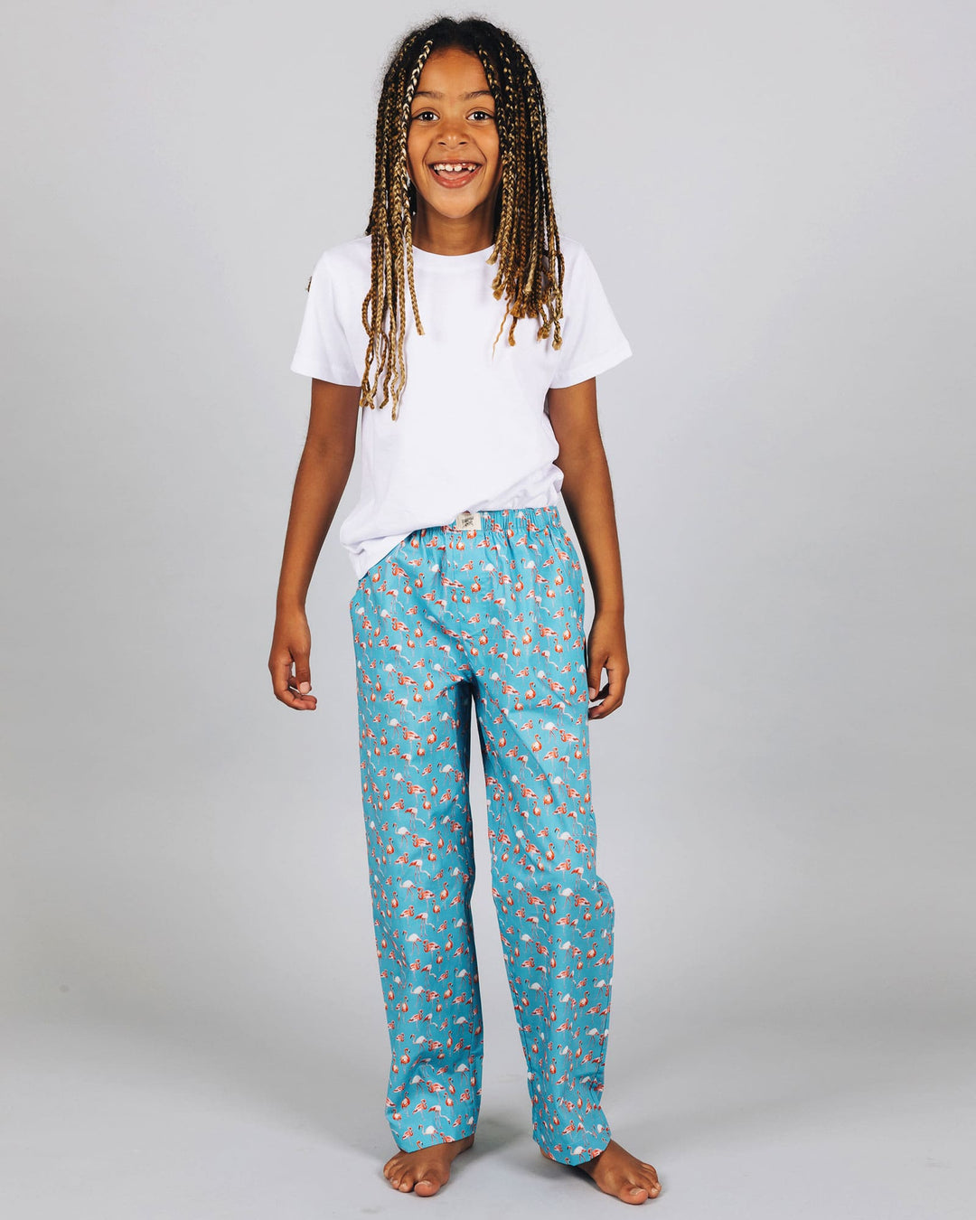 Kids' Lounge Pants & Pyjama Bottoms - Flamingo Blue