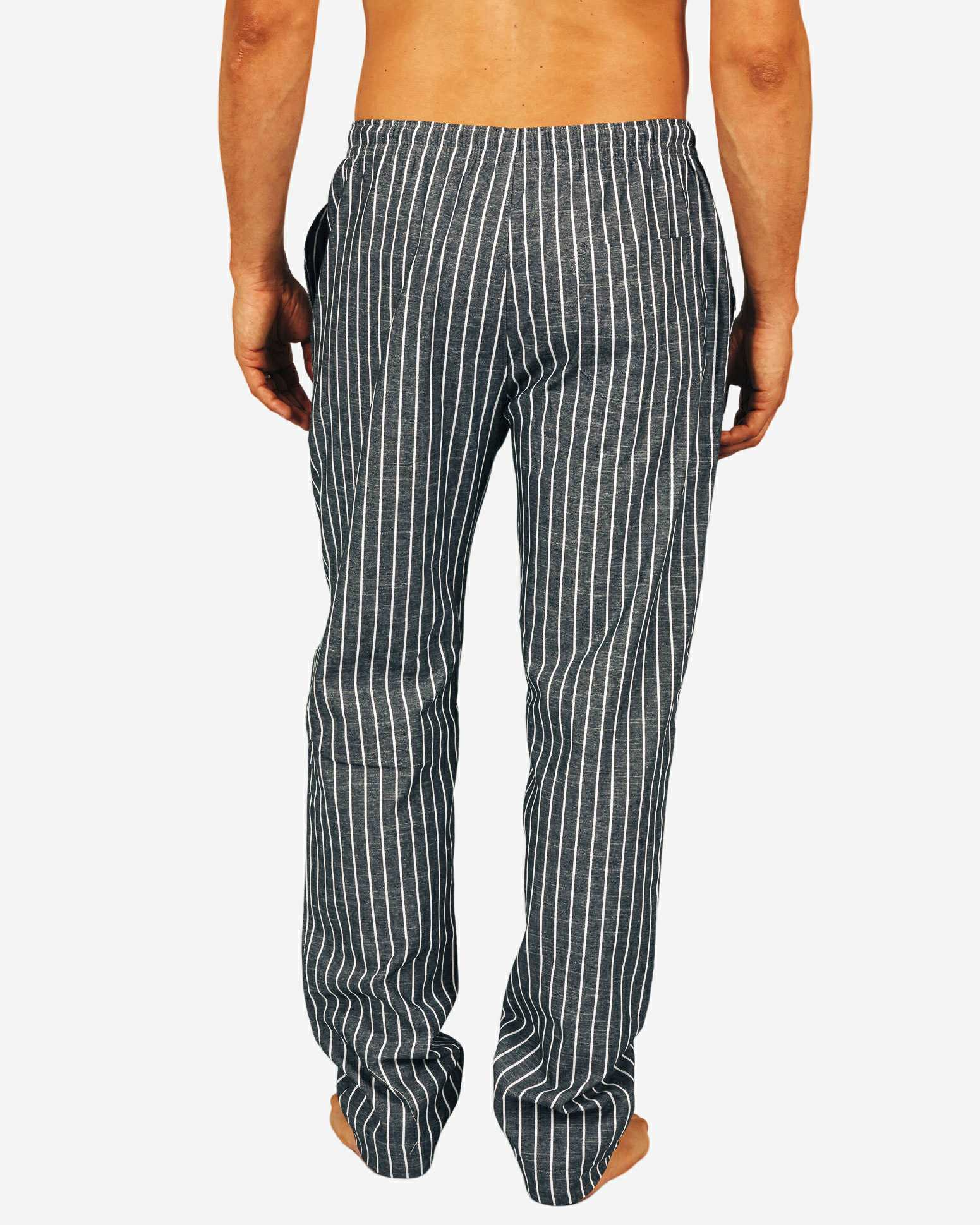 Mens white pants clearance with black stripe