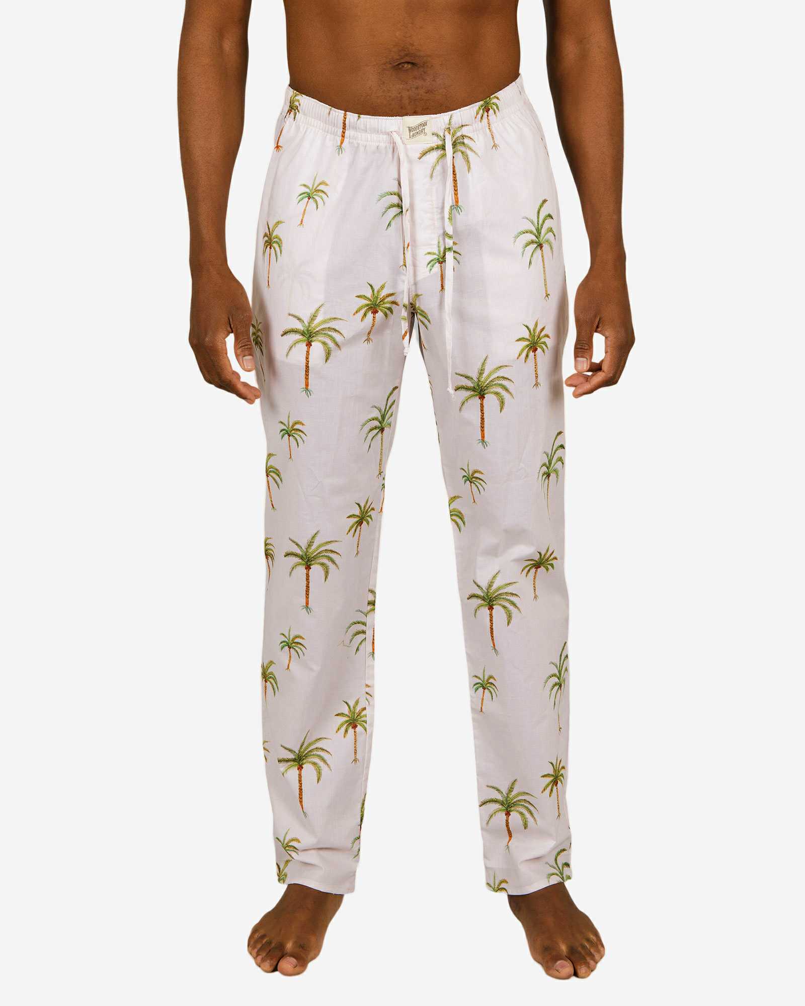 Barbados Lounge Pants | Men's Lounge Pants in Cotton Voile & Lace